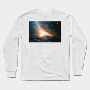 Break of dawn in the ice - Landscape Photography Long Sleeve T-Shirt